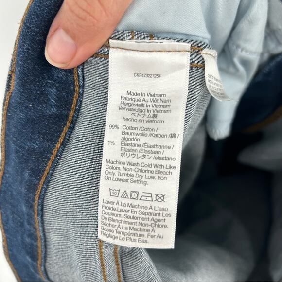 Madewell Mid-Rise Stovepipe Straight Ankle Denim Jeans Medium Wash Size 29 - Picture 6 of 6